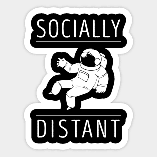 Socially Distant Astronaut Sticker